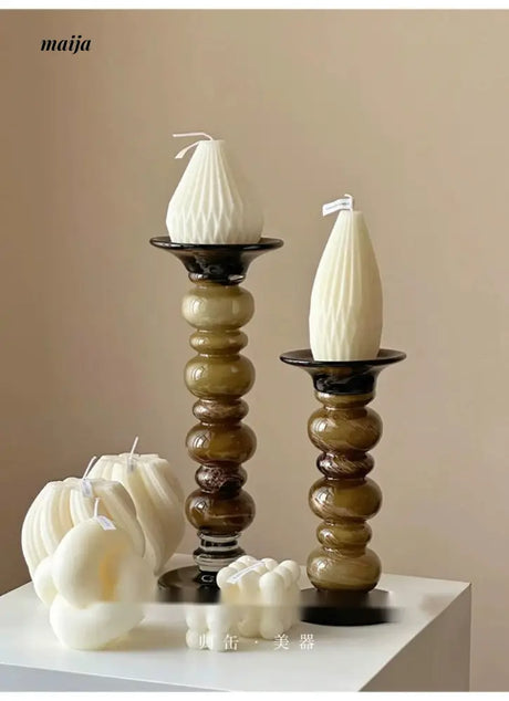 GUIFOU Gold Handmade Candle Holder from GUIFOU