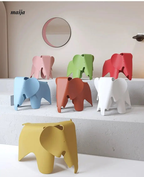 LOWERLEFT Decorative Children's Shoes Changing Stool from Lower Left
