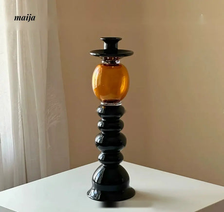 GUIFOU Antique Glass Candle Holder from GUIFOU
