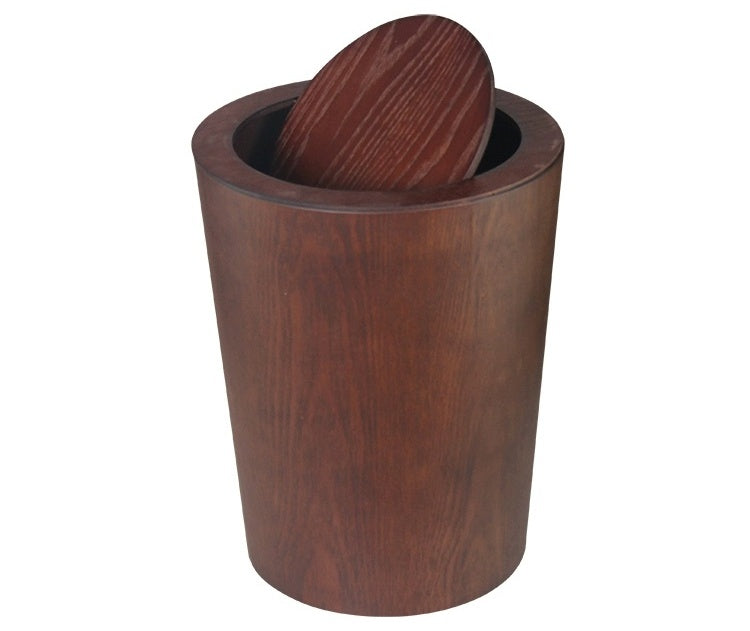 MUSN Creative Wooden Trash Bin from MUSN
