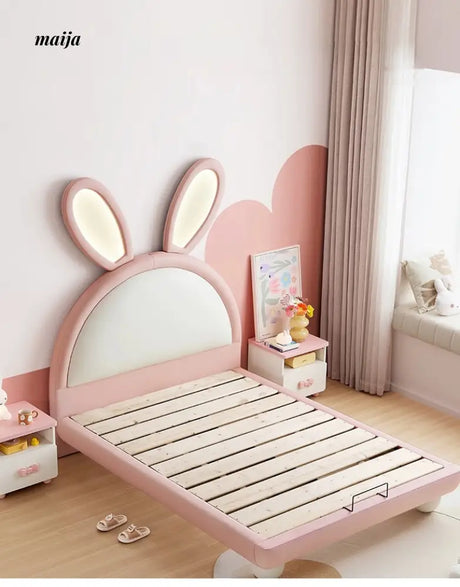 LINSYKIDS Bunny Ears Children's Bed with Lights from LINSY KIDS