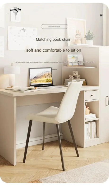 Sumaya Desk with Shelves from maija