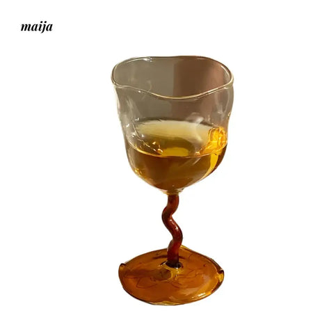 CLICK Irregular Retro Cocktail Glass Twisted Handle from CLICK