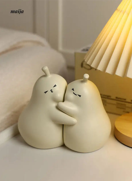 Hugging Pears Bookends from maija