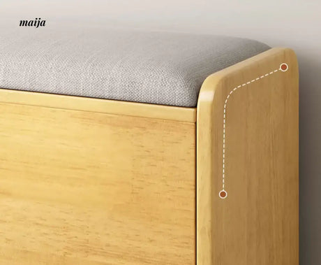 Huffman Solid Wood Shoe-Changing Stool from maija