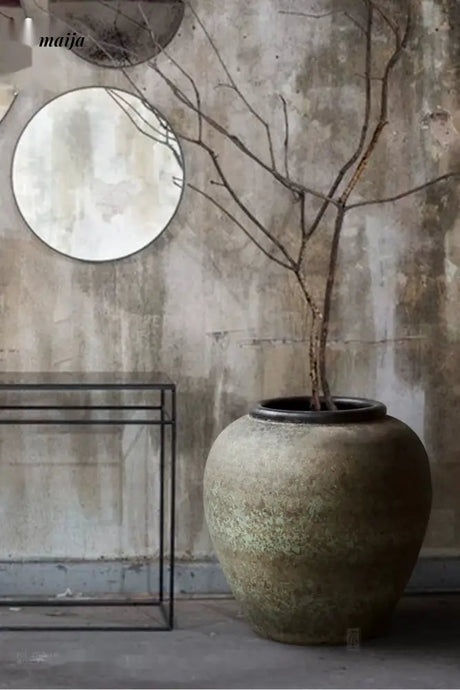 JOTO Retro Ceramic Large Vase Living Room Hotel Decoration from JOTO