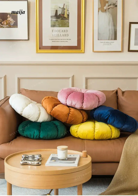 MISTYWOOD Circular Velvet Decorative Pillow from MISTYWOOD