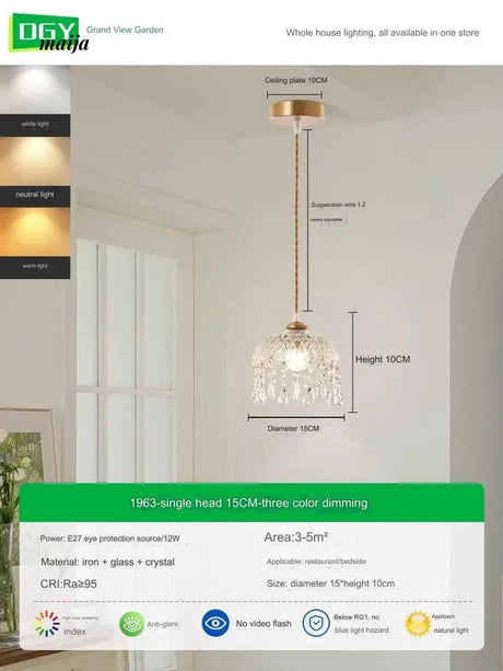 GVG Crystal Corridor Ceiling Light from GVG