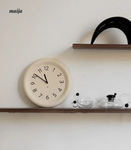 Chubby Ceramic Wall Clock from maija