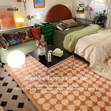 TIPTOE Coral Shell Rug from KENZAKI