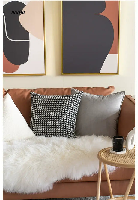 MISTYWOOD Black and White Decorative Pillow Sleeve from MISTYWOOD