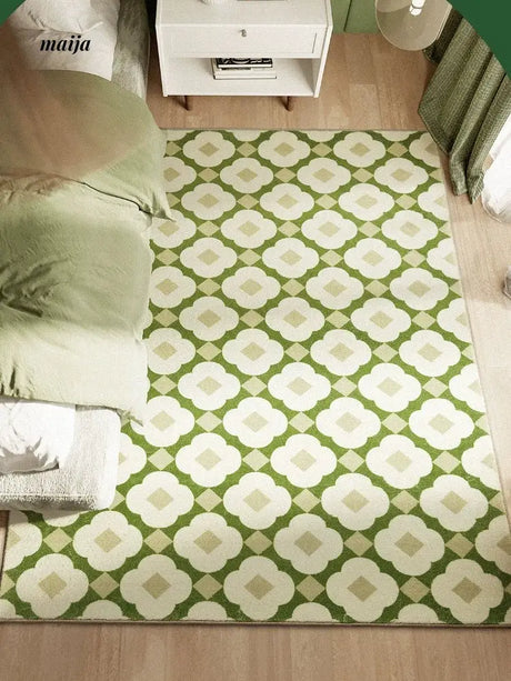 TIPTOE Summer Rain French Plaid Rug from TIPTOE