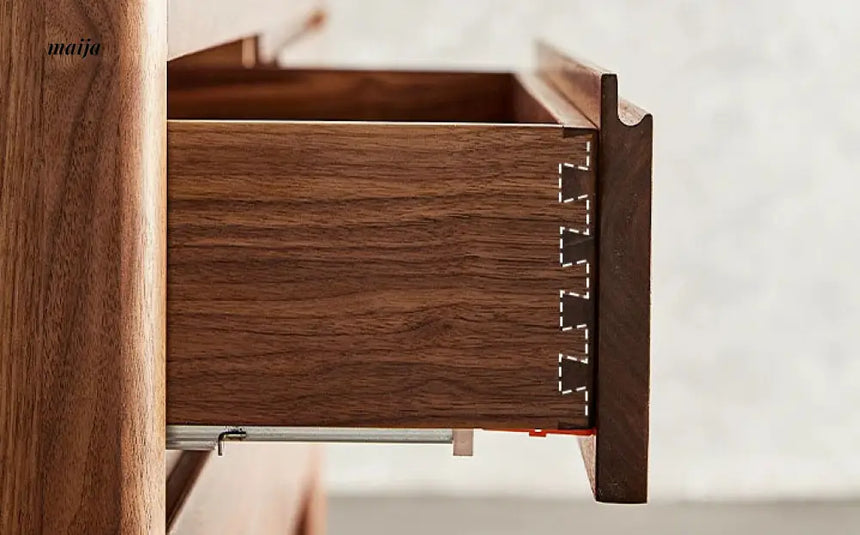 Keiko Solid Wood Wide Chest of Drawers from maija