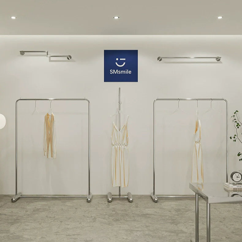SM Finn Silver Clothing Hanger Stand from SM
