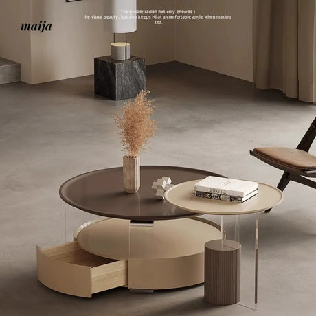 TIDELEADER Spoleto Acrylic Coffee Table from KENZAKI