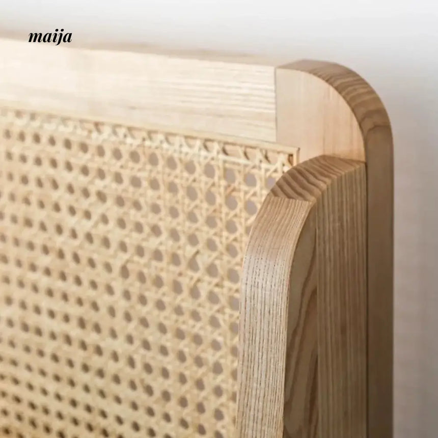 RATTAN CRAFTSMAN Silent Wooden Rattan Bed from RATTAN CRAFTSMAN