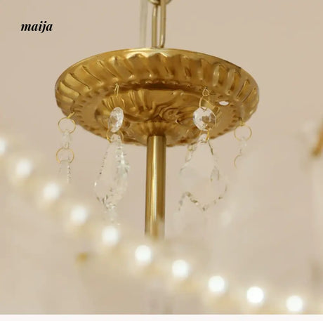 NANCY Retro Ceiling Lamp with Crystal French American Style from NANCY