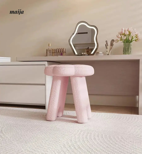 White Flower Dressing Stool from Kaiyashi