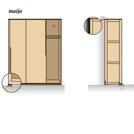 GENJI Hiba Solid Wood Sliding Door Wardrobe from GENJI