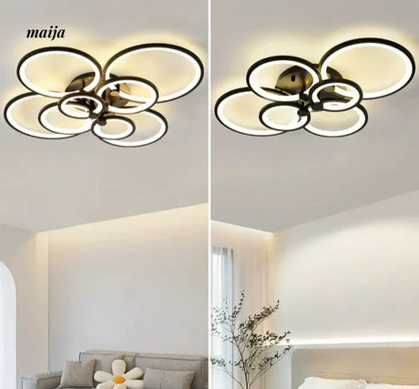 GVG Liyana Looping Circles Ceiling Lamp from GVG