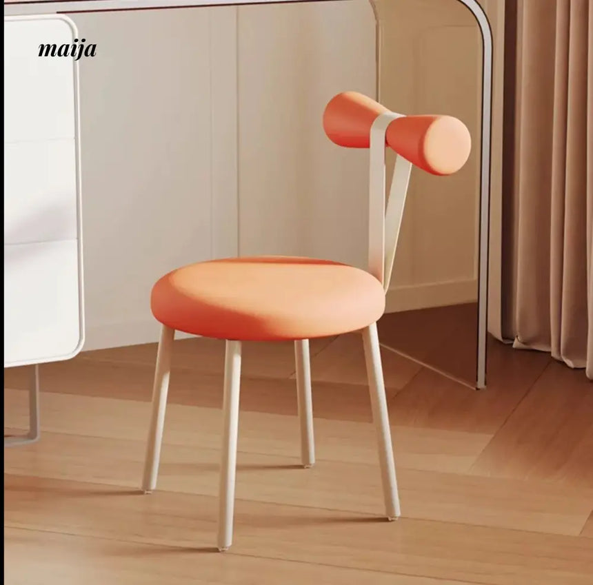 Bow Cream Dressing Chair from Kaiyashi