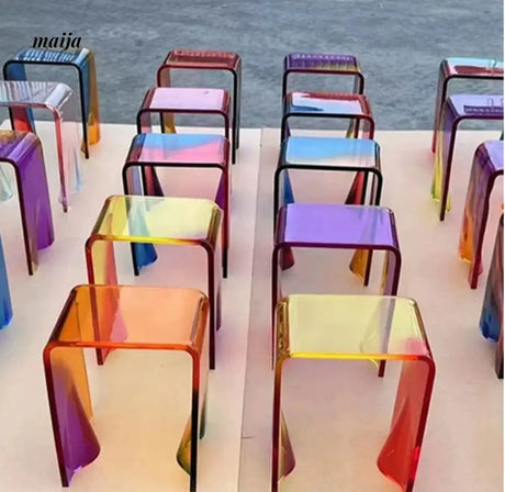 Rainbow Colourful Stool from maija