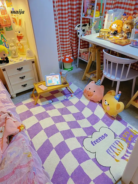 TIPTOE Fun Checkered Rug from TIPTOE