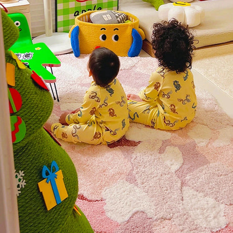 KENZAKI Sakura Snow Washable Rug from KENZAKI