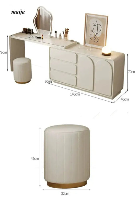 Elyn Dressing Table with Storage from maija