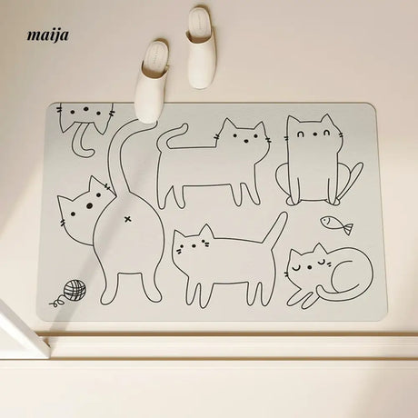 Puppy Field Bath Mat from maija