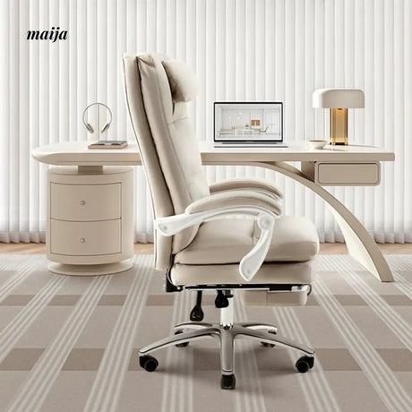 Black and White R3 Reclining Office Chair from Kaiyashi