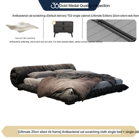 FASATI Octavio Stylish Floral Double Bed from FASATI