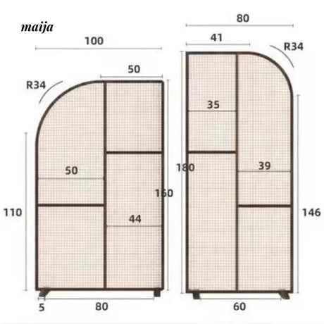 HARUNO Gemma Rattan Partition Wall from HARUNO