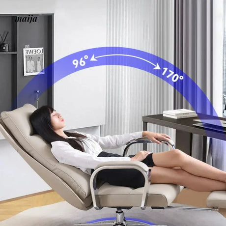 PINYI Robbie High Back Office Chair with Legrest from PINYI