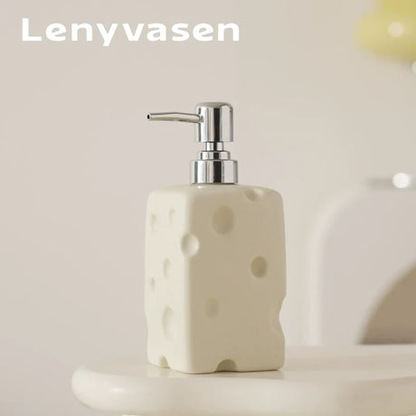 LENYVASEN Soren Shampoo Ceramic Container from LENYVASEN