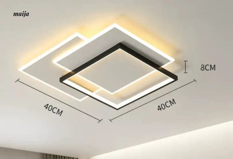 GVG Looping Rectangles Ceiling Lamp from GVG