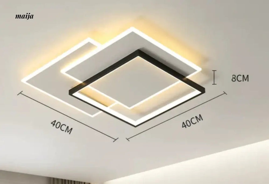 GVG Looping Rectangles Ceiling Lamp from GVG