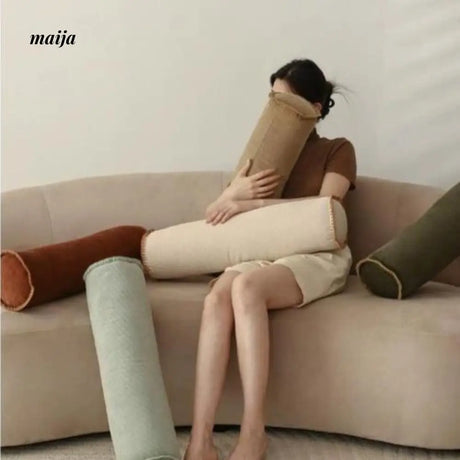 MUYE Corduroy Cylinder Hugging Pillow from MUYE