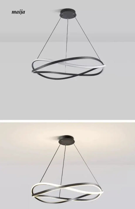 GVG Modern Intertwining Ring Ceiling Lamp from GVG