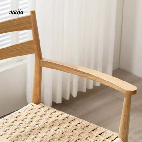 MIKA Solid Wood Rattan Dining Chair from MIKA