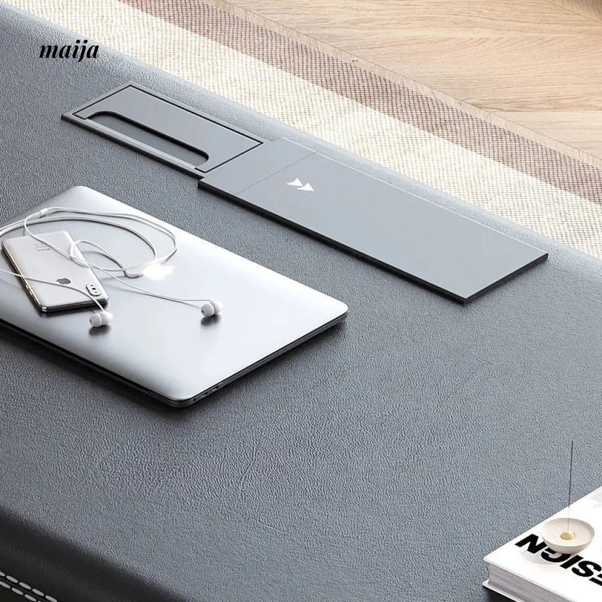 Brentwood Saddle Leather Office Desk from MODENG