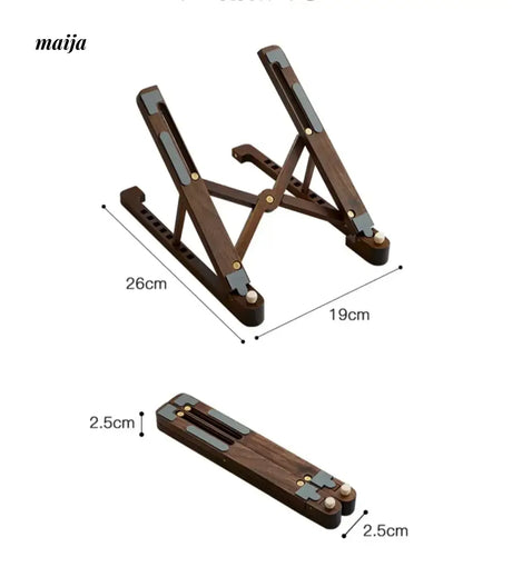 KIMACHI Wooden Foldable Adjustable Laptop Stand from KIMACHI