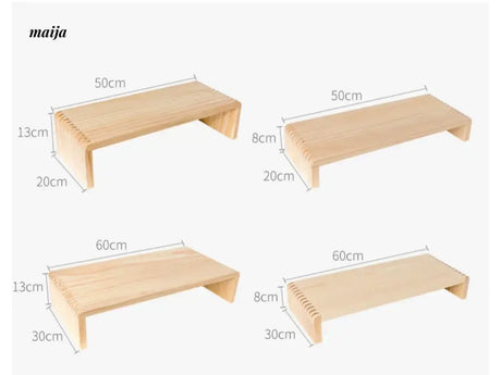 KIMACHI Simple Wooden Monitor Stand from KIMACHI