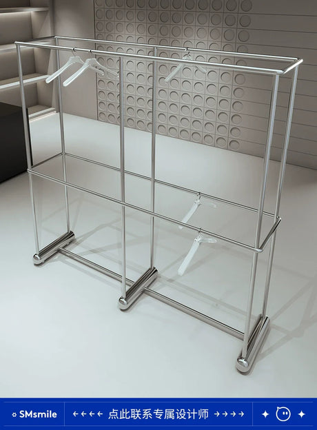 SM Charlotte Double-Layer Clothing Hanger Stand from SM