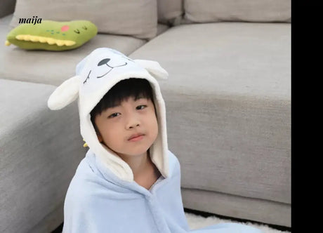 NUANYOU Children's Cartoon Cotton Bathrobe from maija