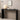 Simple Black Solid Wood Console Table from maija