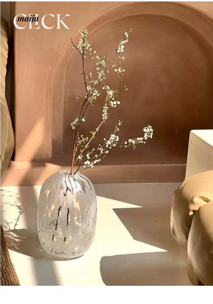 CLICK Big Belly Glass Vase for Hydroponic Flowers from CLICK