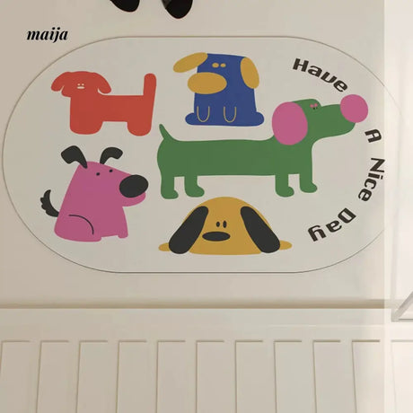 Have a Nice Day Bath Mat from maija