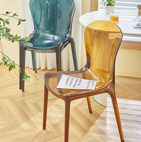 LAZYSPACE Levi Acrylic Milk Tea Highchair from LAZYSPACE