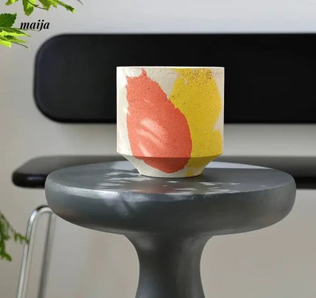 KERRY Handmade Abstract Colour Splash Flower Pot from maija